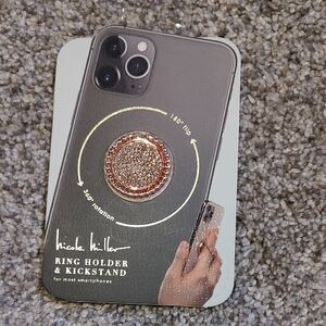 Nicole Miller Gold Ring Holder & Kickstand for Smartphones
